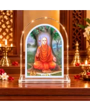 Adi Shankaracharya L Shape Acrylic Showpiece 3 X 3.5 Inch For Home, Office And Car (F175750)