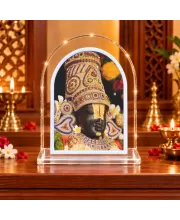 Lord Tirupati L Shape Acrylic Showpiece 3 X 3.5 Inch For Home, Office And Car (F175755)