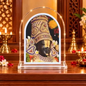 Lord Tirupati L Shape Acrylic Showpiece 3 X 3.5 Inch For Home, Office And Car (F175755) Lord Tirupati L Shape Acrylic Showpiece 3 X 3.5 Inch For Home, Office And Car (F175755)