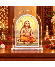 Adi Shankaracharya L Shape Acrylic Showpiece 3 X 3.5 Inch For Home, Office And Car (F175759)