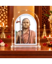 Adi Shankaracharya L Shape Acrylic Showpiece 3 X 3.5 Inch For Home, Office And Car (F175763)