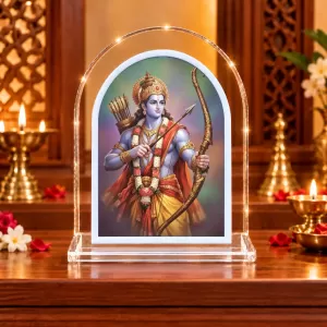 Lord Rama L Shape Acrylic Showpiece 3 X 3.5 Inch For Home, Office And Car (F175764) Lord Rama L Shape Acrylic Showpiece 3 X 3.5 Inch For Home, Office And Car (F175764)