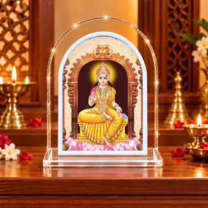 Goddess Tripureswari L Shape Acrylic Showpiece 3 X 3.5 Inch For Home, Office And Car (F175767) Goddess Tripureswari L Shape Acrylic Showpiece 3 X 3.5 Inch For Home, Office And Car (F175767)