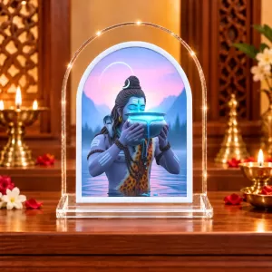 Lord Shiva L Shape Acrylic Showpiece 3 X 3.5 Inch For Home, Office And Car (F175770) Lord Shiva L Shape Acrylic Showpiece 3 X 3.5 Inch For Home, Office And Car (F175770)