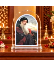 Osho L Shape Acrylic Showpiece 3 X 3.5 Inch For Home, Office And Car (F175777)