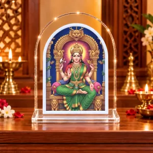 Goddess Tripureswari L Shape Acrylic Showpiece 3 X 3.5 Inch For Home, Office And Car (F175778) Goddess Tripureswari L Shape Acrylic Showpiece 3 X 3.5 Inch For Home, Office And Car (F175778)