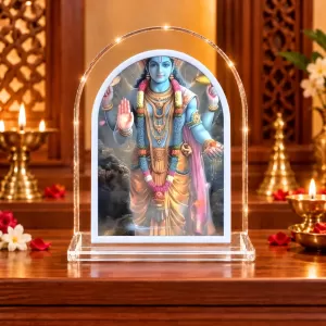 Lord Vishnu L Shape Acrylic Showpiece 3 X 3.5 Inch For Home, Office And Car (F175788) Lord Vishnu L Shape Acrylic Showpiece 3 X 3.5 Inch For Home, Office And Car (F175788)