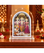 Lord Ram L Shape Acrylic Showpiece 3 X 3.5 Inch For Home, Office And Car (F175797)