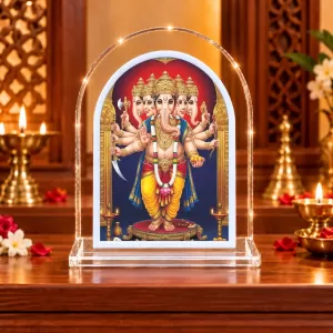 Panchamuk L Shape Acrylic Showpiece 3 X 3.5 Inch For Home, Office And Car (F175812) Panchamuk L Shape Acrylic Showpiece 3 X 3.5 Inch For Home, Office And Car (F175812)