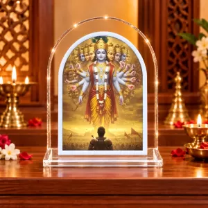 Shree Krishna L Shape Acrylic Showpiece 3 X 3.5 Inch For Home, Office And Car (F175828) Shree Krishna L Shape Acrylic Showpiece 3 X 3.5 Inch For Home, Office And Car (F175828)