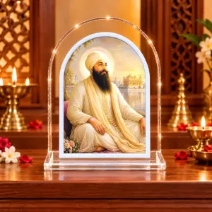 Guru Nanak Ji L Shape Acrylic Showpiece 3 X 3.5 Inch For Home, Office And Car (F175829) Guru Nanak Ji L Shape Acrylic Showpiece 3 X 3.5 Inch For Home, Office And Car (F175829)