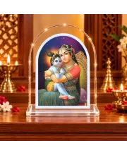 Yashoda L Shape Acrylic Showpiece 3 X 3.5 Inch For Home, Office And Car (F175840)