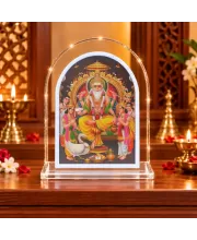 Lord Vishakarma L Shape Acrylic Showpiece 3 X 3.5 Inch For Home, Office And Car (F175848)