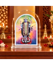 Kali Maa L Shape Acrylic Showpiece 3 X 3.5 Inch For Home, Office And Car (F175856)