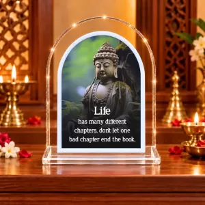 Buddha L Shape Acrylic Showpiece 3 X 3.5 Inch For Home, Office And Car (F175857) Buddha L Shape Acrylic Showpiece 3 X 3.5 Inch For Home, Office And Car (F175857)