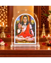 Gorakhnath L Shape Acrylic Showpiece 3 X 3.5 Inch For Home, Office And Car (F175861)