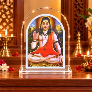 Gorakhnath L Shape Acrylic Showpiece 3 X 3.5 Inch For Home, Office And Car (F175861) Gorakhnath L Shape Acrylic Showpiece 3 X 3.5 Inch For Home, Office And Car (F175861)