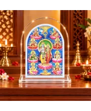 Astha Lakshmi L Shape Acrylic Showpiece 3 X 3.5 Inch For Home, Office And Car (F175863)