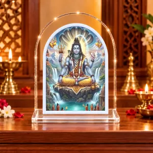 Lord Shiva L Shape Acrylic Showpiece 3 X 3.5 Inch For Home, Office And Car (F175866) Lord Shiva L Shape Acrylic Showpiece 3 X 3.5 Inch For Home, Office And Car (F175866)