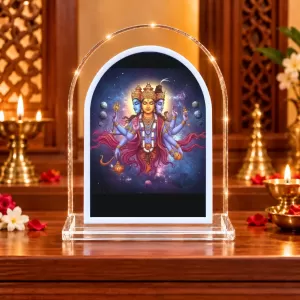 Lord Bramha L Shape Acrylic Showpiece 3 X 3.5 Inch For Home, Office And Car (F175876) Lord Bramha L Shape Acrylic Showpiece 3 X 3.5 Inch For Home, Office And Car (F175876)
