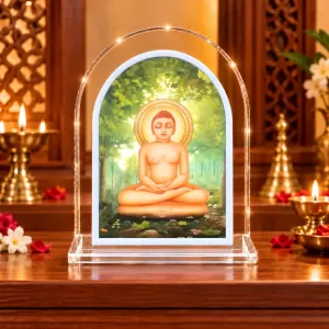 Lord Buddha L Shape Acrylic Showpiece 3 X 3.5 Inch For Home, Office And Car (F175878) Lord Buddha L Shape Acrylic Showpiece 3 X 3.5 Inch For Home, Office And Car (F175878)