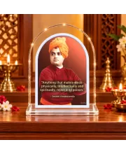 Swami Vivekananda L Shape Acrylic Showpiece 3 X 3.5 Inch For Home, Office And Car (F175880)