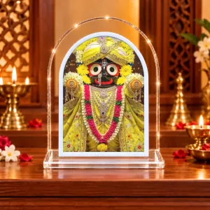 Lord Jagannath L Shape Acrylic Showpiece 3 X 3.5 Inch For Home, Office And Car (F175884) Lord Jagannath L Shape Acrylic Showpiece 3 X 3.5 Inch For Home, Office And Car (F175884)