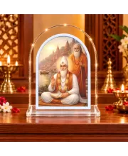 Sant Kabir Das L Shape Acrylic Showpiece 3 X 3.5 Inch For Home, Office And Car (F175894)