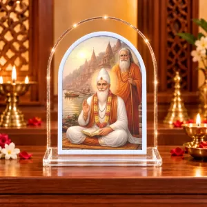 Sant Kabir Das L Shape Acrylic Showpiece 3 X 3.5 Inch For Home, Office And Car (F175894) Sant Kabir Das L Shape Acrylic Showpiece 3 X 3.5 Inch For Home, Office And Car (F175894)