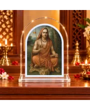 Adi Shankaracharya L Shape Acrylic Showpiece 3 X 3.5 Inch For Home, Office And Car (F175895)