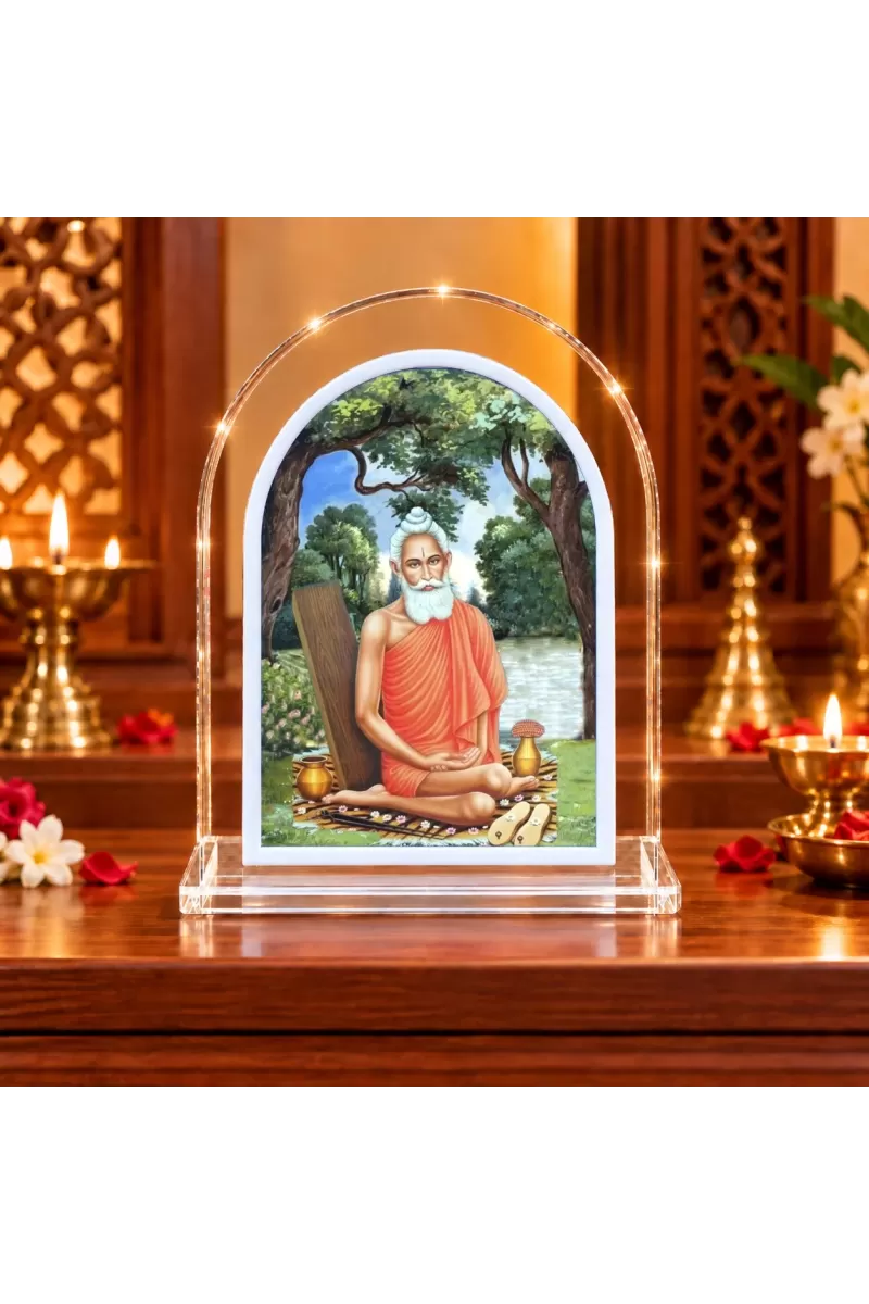 Baba Loknath L Shape Acrylic Showpiece 3 X 3.5 Inch For Home, Office And Car (F175910)
