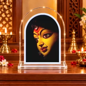 Durga Maa L Shape Acrylic Showpiece 3 X 3.5 Inch For Home, Office And Car (F175914) Durga Maa L Shape Acrylic Showpiece 3 X 3.5 Inch For Home, Office And Car (F175914)