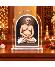 Lahiri Mahasaya L Shape Acrylic Showpiece 3 X 3.5 Inch For Home, Office And Car (F175919)