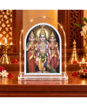 Lord Murugan L Shape Acrylic Showpiece 3 X 3.5 Inch For Home, Office And Car (F175929)