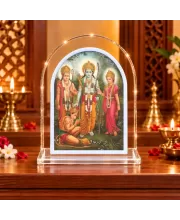 Ram Darbar L Shape Acrylic Showpiece 3 X 3.5 Inch For Home, Office And Car (F175937)