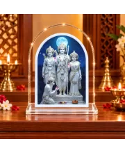 Lord Ram L Shape Acrylic Showpiece 3 X 3.5 Inch For Home, Office And Car (F175940)