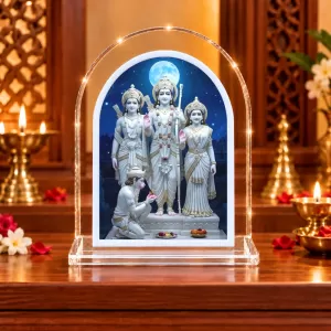 Lord Ram L Shape Acrylic Showpiece 3 X 3.5 Inch For Home, Office And Car (F175940) Lord Ram L Shape Acrylic Showpiece 3 X 3.5 Inch For Home, Office And Car (F175940)