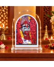 Kali Maa L Shape Acrylic Showpiece 3 X 3.5 Inch For Home, Office And Car (F175941)