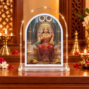 Lakshmi Maa L Shape Acrylic Showpiece 3 X 3.5 Inch For Home, Office And Car (F175943) Lakshmi Maa L Shape Acrylic Showpiece 3 X 3.5 Inch For Home, Office And Car (F175943)