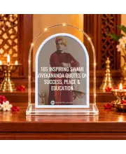 Swami Vivekananda L Shape Acrylic Showpiece 3 X 3.5 Inch For Home, Office And Car (F175955)