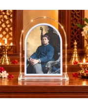 Swami Vivekananda L Shape Acrylic Showpiece 3 X 3.5 Inch For Home, Office And Car (F175956)