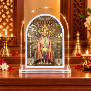 Shree Swami Samarth L Shape Acrylic Showpiece 3 X 3.5 Inch For Home, Office And Car (F175962) Shree Swami Samarth L Shape Acrylic Showpiece 3 X 3.5 Inch For Home, Office And Car (F175962)