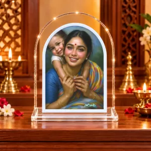 Mother And Child L Shape Acrylic Showpiece 3 X 3.5 Inch For Home, Office And Car (F175969) Mother And Child L Shape Acrylic Showpiece 3 X 3.5 Inch For Home, Office And Car (F175969)