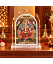 Bharat Mata L Shape Acrylic Showpiece 3 X 3.5 Inch For Home, Office And Car (F175970)