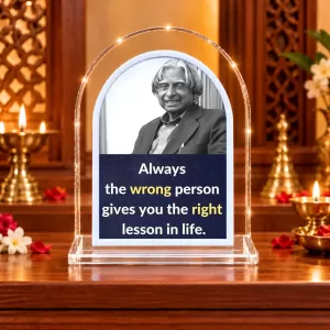 A. P. J. Abdul Kalam L Shape Acrylic Showpiece 3 X 3.5 Inch For Home, Office And Car (F175982) A. P. J. Abdul Kalam L Shape Acrylic Showpiece 3 X 3.5 Inch For Home, Office And Car (F175982)