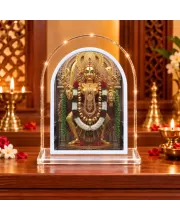 Maa Kaali L Shape Acrylic Showpiece 3 X 3.5 Inch For Home, Office And Car (F176008)
