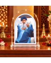 Osho L Shape Acrylic Showpiece 3 X 3.5 Inch For Home, Office And Car (F176014)