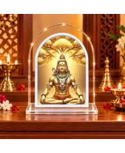Lord Shiva L Shape Acrylic Showpiece 3 X 3.5 Inch For Home, Office And Car (F176016)