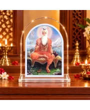 Adi Shankaracharya L Shape Acrylic Showpiece 3 X 3.5 Inch For Home, Office And Car (F176018)