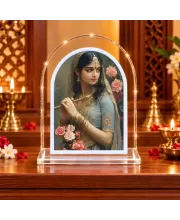 Radha L Shape Acrylic Showpiece 3 X 3.5 Inch For Home, Office And Car (F176019)